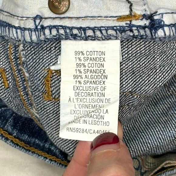 The Children's Place Ruffle Flare Jeans Girls 24M | Blue Denim Pants - Picture 9 of 10